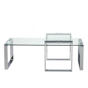 Dvojdielny konferenčný stolík Katia chróm vyobraziť