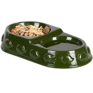Dvojitá miska pro ježka SPIKYBOWL zelená vyobraziť