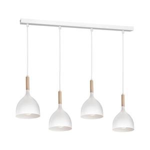 Luster na lanku NOAK WOOD 4xE27/15W/230V biela/buk 3710 vyobraziť