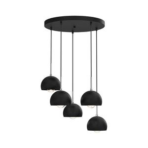 Luster na lanku COOL 5xE27/60W/230V čierna 3743 vyobraziť