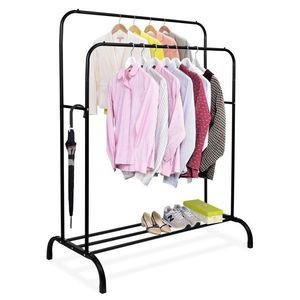 Dvojitý vešiak BENI 110 cm čierny vyobraziť