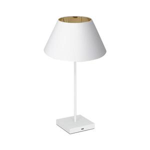 Stolná lampa s USB konektorom 1xE27/60W/230V biela 0900 vyobraziť
