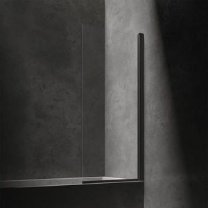 OMNIRES - KINGSTON Jednokrídlová vaňová zástena, 70 cm čierna mat / transparent /BLMTR/ XHE85BLTR vyobraziť