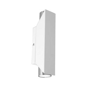 Nástenné svietidlo WALL 2xGU10/8W/230V biela/lesklý chróm 3111 vyobraziť