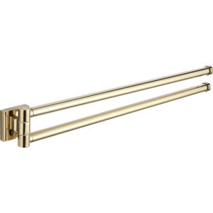 Dvojramenný držiak na uteráky MEXEN RUFO zlatý vyobraziť