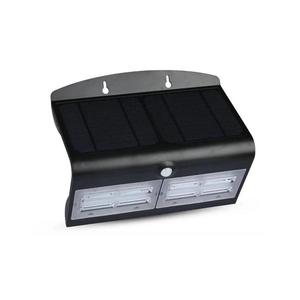 LED Solárne nástenné svietidlo so senzorom LED/7W/3, 7V 4000K IP65 4000 mAh čierna 8279 vyobraziť