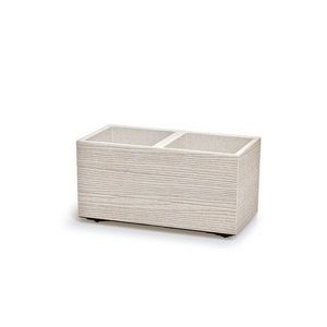 Kvetináč MADERA CASE ECO WOOD 57, 7 cm, biela, S vyobraziť