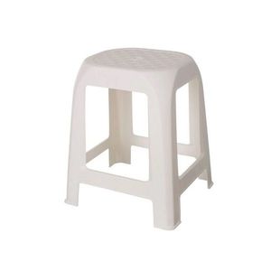 Plastová stolička DESIGN biela, 41 x 35 x 46 cm vyobraziť