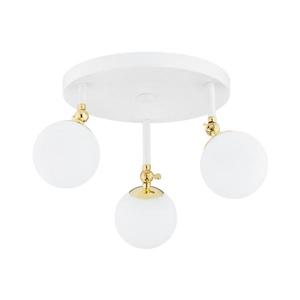 Argon 1434 - Kúpeľňový prisadený luster LATINA 3xE14/7W/230V IP44 biela/zlatá 1434 vyobraziť