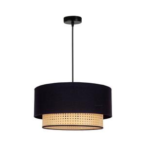 - Luster na lanku BOHO 1xE27/15W/230V pr. 45 cm čierna/ratan 84397 vyobraziť