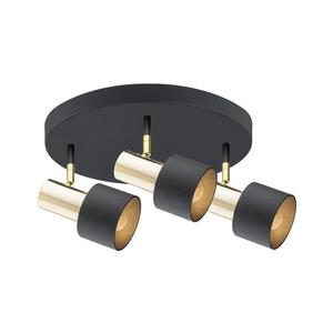 Argon 6006 - Bodové svietidlo DORIA 3xE27/15W/230V čierna/mosadz 6006 vyobraziť