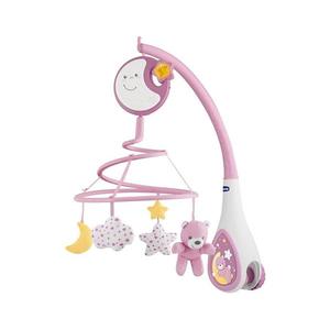 Chicco - Kolotoč nad postieľku s melódiou 3v1 NEXT2DREAMS 3xAA ružová 07627.10 vyobraziť