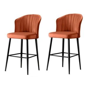 Súprava barových stoličiek Rubi Tile Red, 2 ks, 2 ks vyobraziť