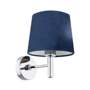 Argon 3908 - Nástenná lampa BOLZANO 1xE27/15W/230V modrá/lesklý chróm 3908 vyobraziť