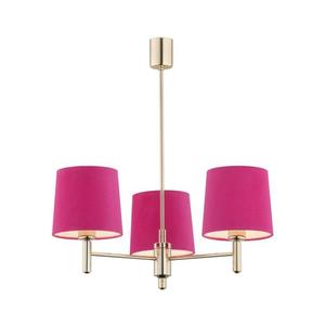 Argon 1498 - Luster na tyči PONTE 3xE27/15W/230V ružová/mosadz 1498 vyobraziť