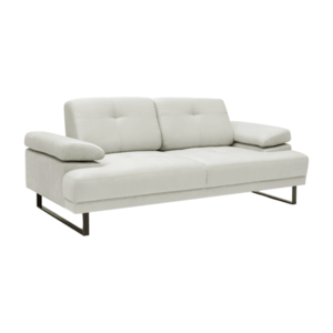 Dvoumístná pohovka Mustang 199 cm bílá vyobraziť