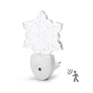 B.V. - LED RGB Nočné svetlo so senzorom súmraku LED/0, 5W/230V vločka 100900PXZ vyobraziť