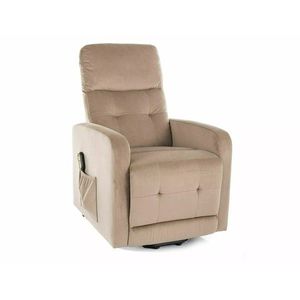 Elektrické polohovací křeslo OTUS II Velvet béžové vyobraziť