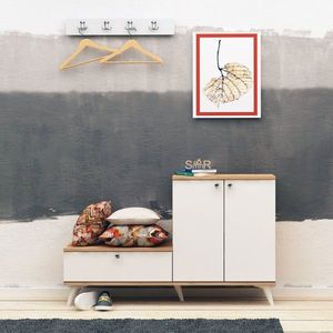 Eva dub/biela predsieňová stena vyobraziť