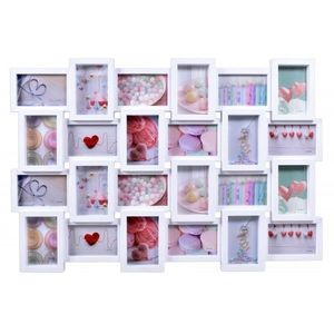 Fotorámček na stenu SOLANO biely vyobraziť