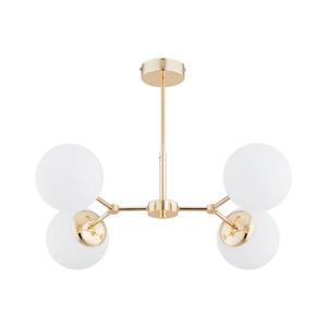 Luster na tyči FOTON 4xE14/40W/230V zlatá/biela 63117 vyobraziť