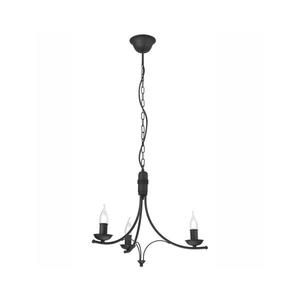 Luster na reťazi LUCY 3xE14/60W/230V čierna LM-3.153/CZARNY vyobraziť
