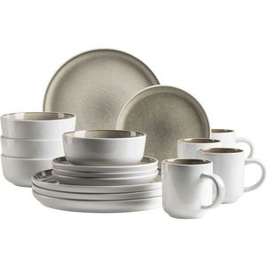 Mäser 16-dielna jedálenská súprava Lunaria Brown vyobraziť