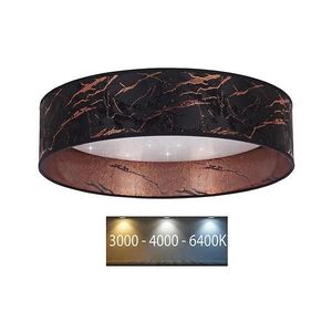 Brilagi - LED Stropné svietidlo VELVET STAR LED/24W/230V pr. 40 cm čierna/medená vyobraziť