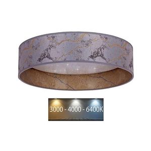 Brilagi - LED Stropné svietidlo VELVET STAR LED/24W/230V pr. 40 cm šedá/zlatá vyobraziť