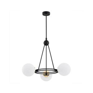 Argon 6150 - Luster na tyči AMALFI 3xE27/15W/230V čierna/biela 6150 vyobraziť