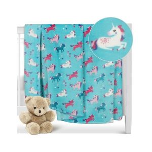 Bellatex Detská prikrývka Ella Jednorožectyrkysová, 100 x 150 cm vyobraziť