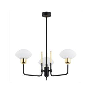 Argon 6166 - Luster na tyči RAVELLO 3xE14/15W/230V čierna/zlatá 6166 vyobraziť