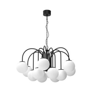 Luster na reťazi CAMBRIDGE 12xE14/60W/230V čierna 3196 vyobraziť