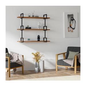 Nástenná polica URAS 76x90 cm borovica 835PUQ1635 vyobraziť