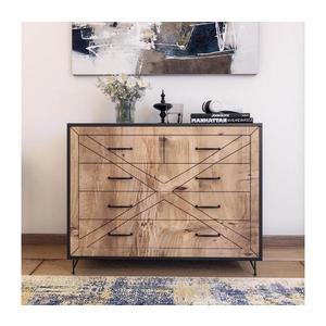 Komoda COMFORT 100x80 cm hnedá/čierna 854KLN3401 vyobraziť