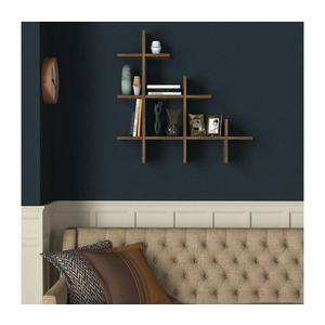 Nástenná polica JUKE 80x81, 8 cm hnedá 804TRH1608 vyobraziť