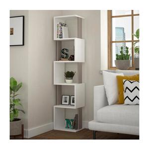 Knižnica PIRI 161x35 cm biela/šedá 855DTE3703 vyobraziť