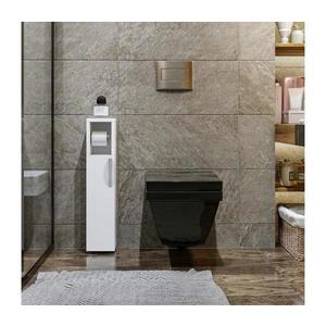 Skrinka s držiakom toaletného papiera STAR 65x15 cm biela 854KLN4302 vyobraziť