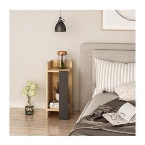 Nočný stolík ELOS 60x25 cm hnedá/antracit 855DTE3507 vyobraziť