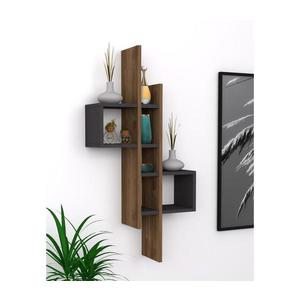 Nástenná polica EMSE 108x53, 8 cm hnedá/antracit 495SSE1110 vyobraziť