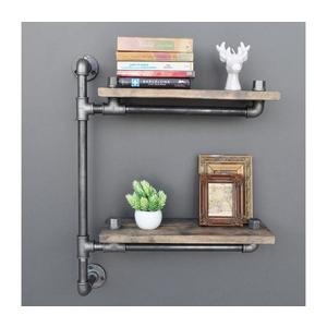 Nástenná polica BORURAF 47x60 cm hnedá 792EVL1837 vyobraziť