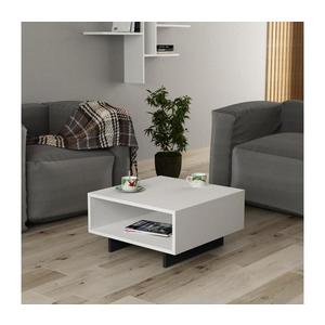 Konferenčný stolík HOLA 32x60 cm biela/čierna 855DTE2806 vyobraziť