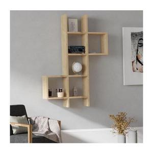 Nástenná polica KENO 125x79 cm hnedá 835PUQ1644 vyobraziť