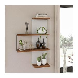 Nástenná polica CAMBEL 96x64 cm hnedá 854KLN1736 vyobraziť