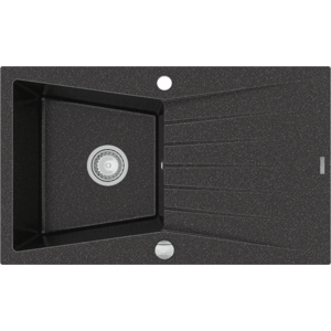 Granitový dřez MEXEN CESAR černý-skvrnitý vyobraziť