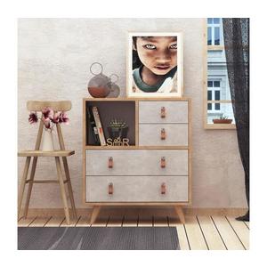 Komoda WITLOF 87x70 cm hnedá/šedá 811MDD3406 vyobraziť