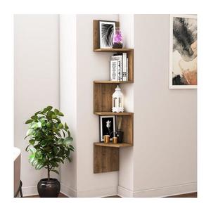 Rohová nástenná polica DESALDO 155, 2x29, 6 cm hnedá 788DEC4014 vyobraziť