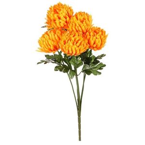 Kytica Chryzantém žltá, 17 x 28 cm, umelá vyobraziť