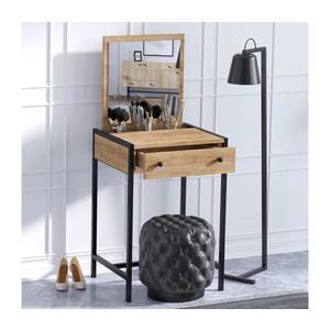 Toaletný stolík MARY 128x50 cm hnedá/čierna 793ELG4102 vyobraziť