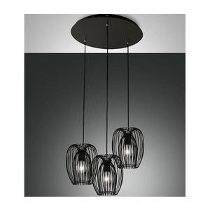 Fabas Luce 3677-47-101 - Luster na lanku CAMP 3xE27/40W/230V čierna 3677-47-101 vyobraziť